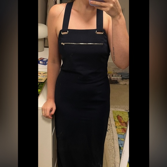 Nomia navy long dress - Picture 5 of 5